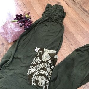 Elephant pants jersey harem pants